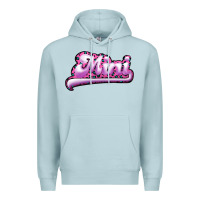 Blue Mist Mini Leopard Premium Hoodie - RanaPortraitStore