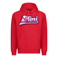 Red Mini Leopard Premium Hoodie - RanaPortraitStore