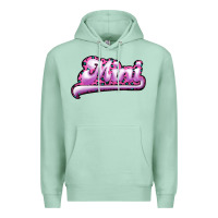 Seafoam Mini Leopard Premium Hoodie - RanaPortraitStore