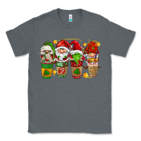 Charcoal Heather christmas coffee cups gnomies Classic Tee - FaDigitalArtStudio