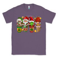 Lavender christmas coffee cups gnomies Classic Tee - FaDigitalArtStudio