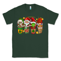 Sports Green christmas coffee cups gnomies Classic Tee - FaDigitalArtStudio