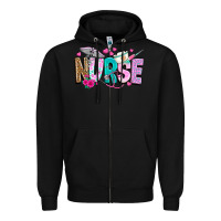 Black nurse Zipper Hoodie - texasbilliewilder