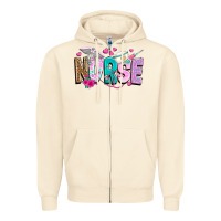 Sandshell nurse Zipper Hoodie - texasbilliewilder