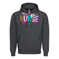 Smoke nurse Zipper Hoodie - texasbilliewilder
