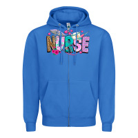True Royal nurse Zipper Hoodie - texasbilliewilder