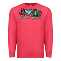 Cardinal peace love camping Premium Sweatshirt - JahusDesignShop