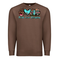Chestnut peace love camping Premium Sweatshirt - JahusDesignShop