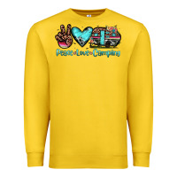 Lemon peace love camping Premium Sweatshirt - JahusDesignShop