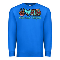 True Royal peace love camping Premium Sweatshirt - JahusDesignShop
