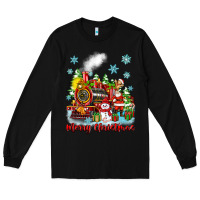 Black merry christmas polar express Long Sleeve Tee - Zillion Design Studio