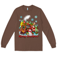 Chestnut merry christmas polar express Long Sleeve Tee - Zillion Design Studio