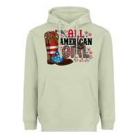 Matcha all american girl Heavyweight Hoodie - RacoonDesign