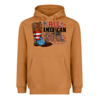 Meerkat all american girl Heavyweight Hoodie - RacoonDesign
