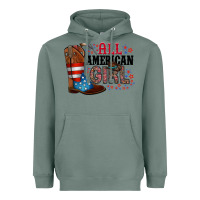 Sage all american girl Heavyweight Hoodie - RacoonDesign