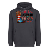 Smoke all american girl Heavyweight Hoodie - RacoonDesign