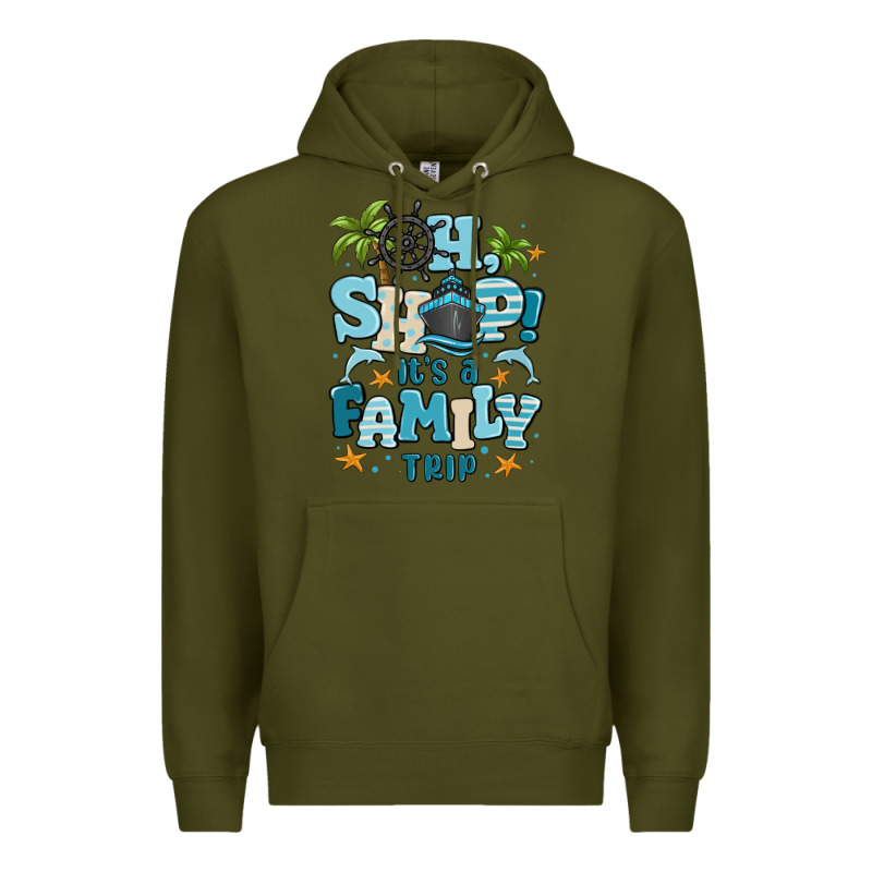 Oh Ship Its A Family Trip Premium Hoodie by MaliasSmallBusiness | Teevron