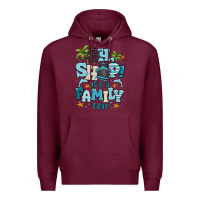 Burgundy oh ship its a family trip Premium Hoodie - MaliasSmallBusiness