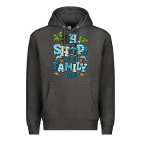 Charcoal Heather oh ship its a family trip Premium Hoodie - MaliasSmallBusiness
