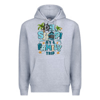 Heather Grey oh ship its a family trip Premium Hoodie - MaliasSmallBusiness