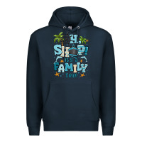 Navy oh ship its a family trip Premium Hoodie - MaliasSmallBusiness