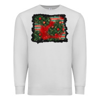 Dove Grey christmas ornament background Premium Sweatshirt - BundleAndBundleShop