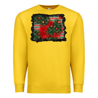 Lemon christmas ornament background Premium Sweatshirt - BundleAndBundleShop