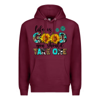 Burgundy life is good you should get one Premium Hoodie - AdoDesignShop