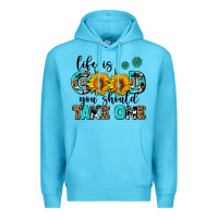 Ocean Blue life is good you should get one Premium Hoodie - AdoDesignShop