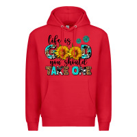 Red life is good you should get one Premium Hoodie - AdoDesignShop