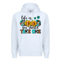 White life is good you should get one Premium Hoodie - AdoDesignShop