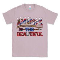 Lilac America the beautiful Classic Tee - texasbilliewilder
