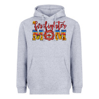 Heather Grey firefighter mom Heavyweight Hoodie - HRA Design Shop