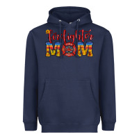 Navy firefighter mom Heavyweight Hoodie - HRA Design Shop