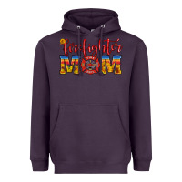 Plum firefighter mom Heavyweight Hoodie - HRA Design Shop
