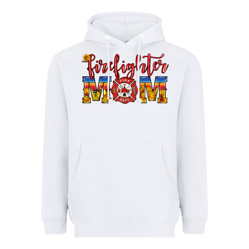 Firefighter Mom Heavyweight Hoodie by HRA Design Shop | Teevron