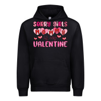 Black sorry girls mommy is my valentine Urban Hoodie - MaliasSmallBusiness