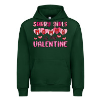 Forest Green sorry girls mommy is my valentine Urban Hoodie - MaliasSmallBusiness