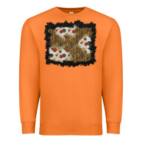 Carrot christmas mistletoe background Premium Sweatshirt - BundleAndBundleShop