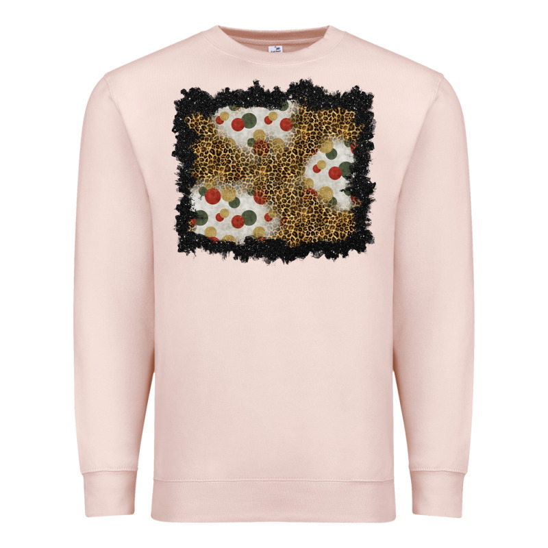 Christmas Mistletoe Background Premium Sweatshirt by BundleAndBundleShop | Teevron