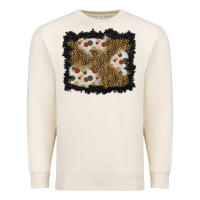 Sandshell christmas mistletoe background Premium Sweatshirt - BundleAndBundleShop