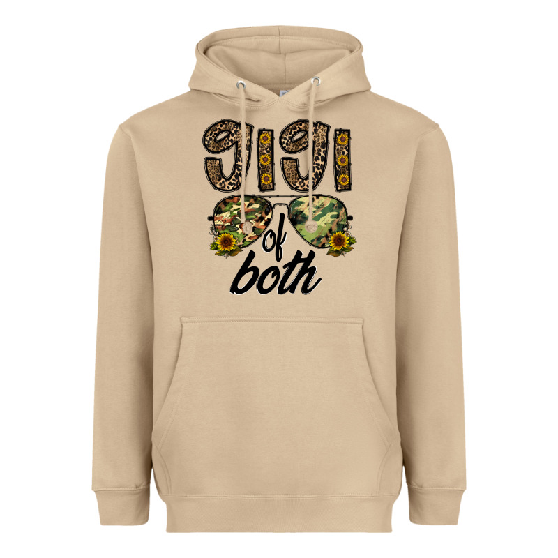 Gigi Of Both Heavyweight Hoodie by CowhideDigitalArt | Teevron