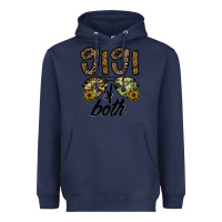 Navy gigi of both Heavyweight Hoodie - CowhideDigitalArt