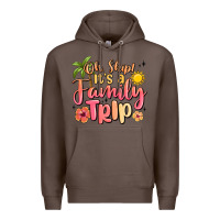 Coffee oh ship its a family trip summer vacation Premium Hoodie - MaliasSmallBusiness