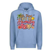 Colony Blue oh ship its a family trip summer vacation Premium Hoodie - MaliasSmallBusiness