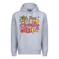 Heather Grey oh ship its a family trip summer vacation Premium Hoodie - MaliasSmallBusiness