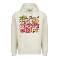 Oatmeal Heather oh ship its a family trip summer vacation Premium Hoodie - MaliasSmallBusiness