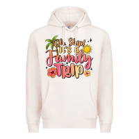 Pale Pink oh ship its a family trip summer vacation Premium Hoodie - MaliasSmallBusiness