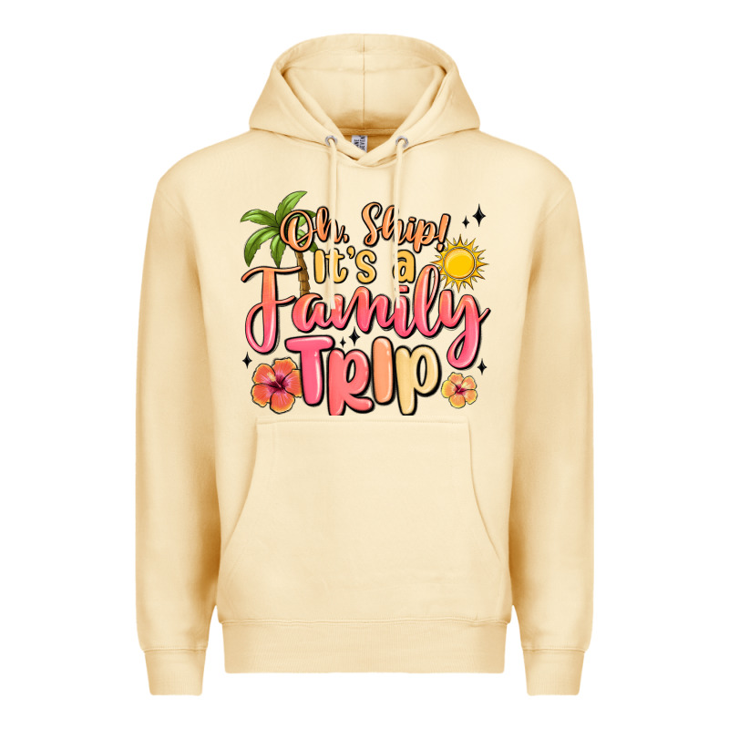 Oh Ship Its A Family Trip Summer Vacation Premium Hoodie by MaliasSmallBusiness | Teevron