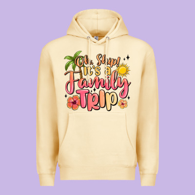 Oh Ship Its A Family Trip Summer Vacation Premium Hoodie Designed By Maliassmallbusiness